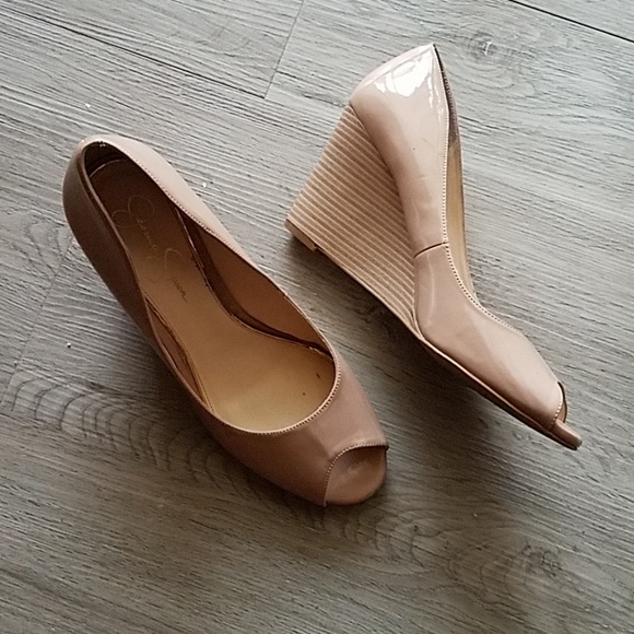 Jessica Simpson Shoes - Jessica simpson neutral wedges